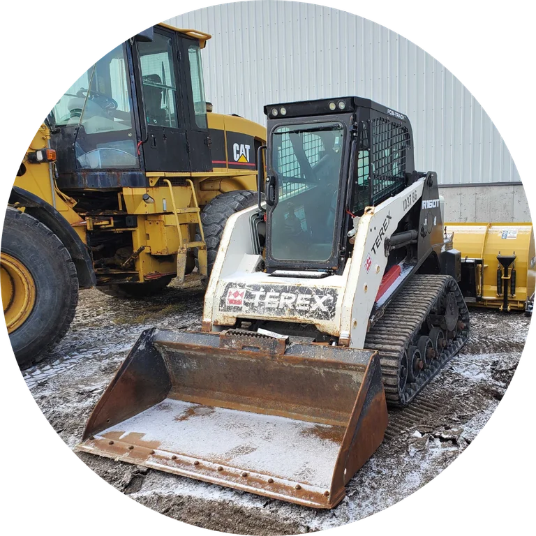 Riverwood snow clearing skid steer